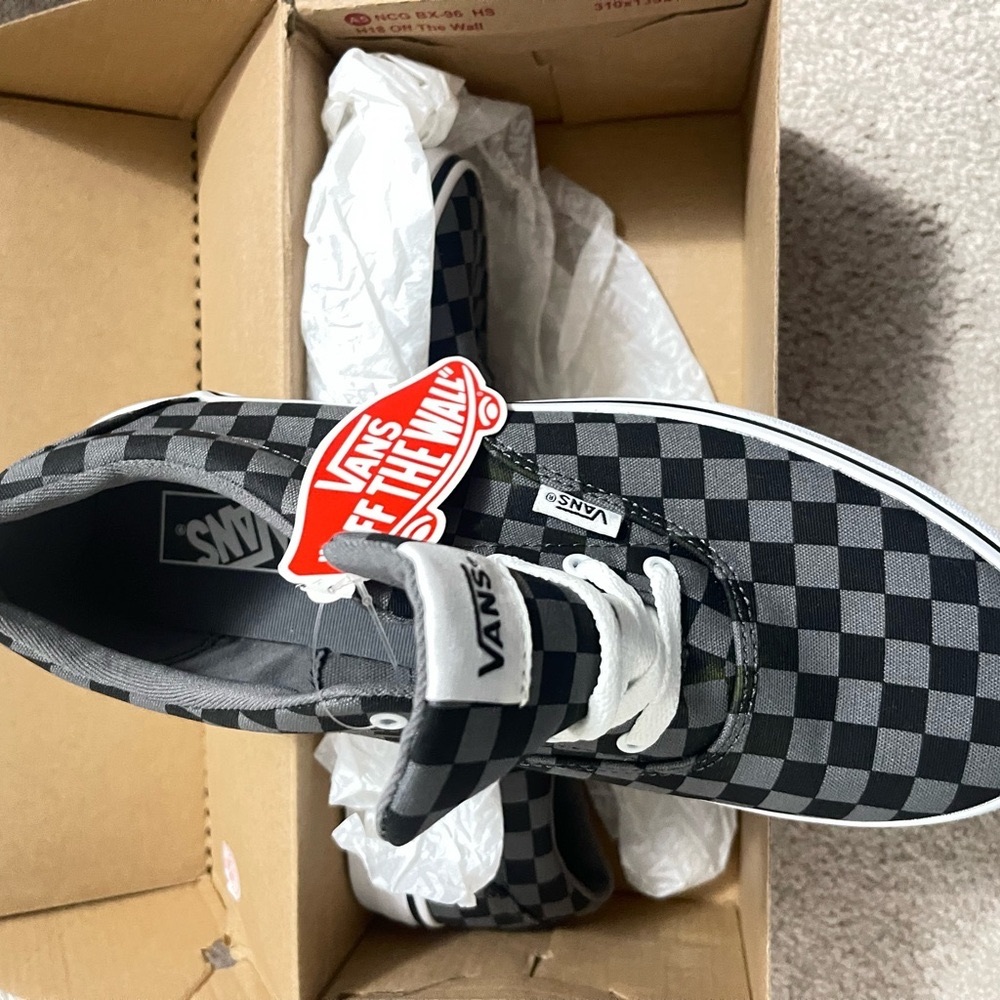 Vans Kids Sneakers - Red and Tan